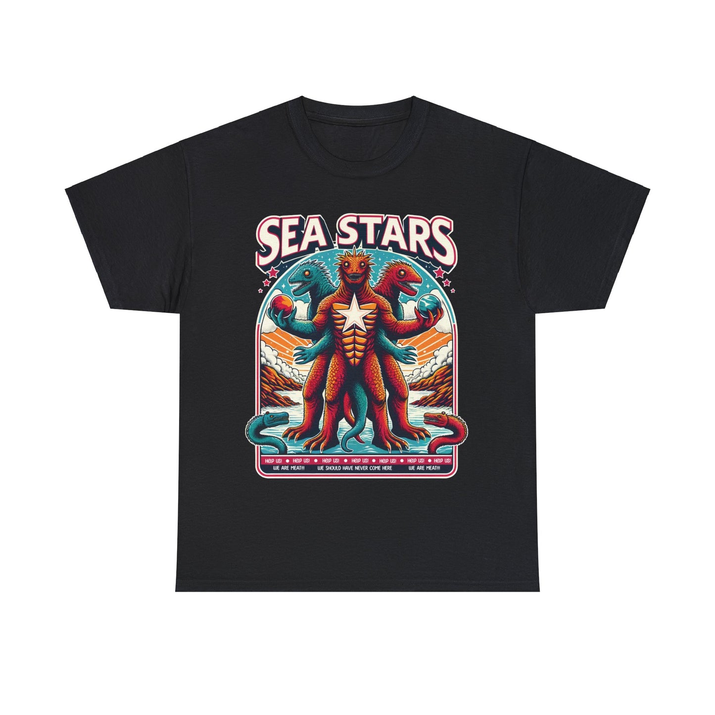 WE ARE MEAT!!! Sea Star Unisex Heavy Cotton Tee