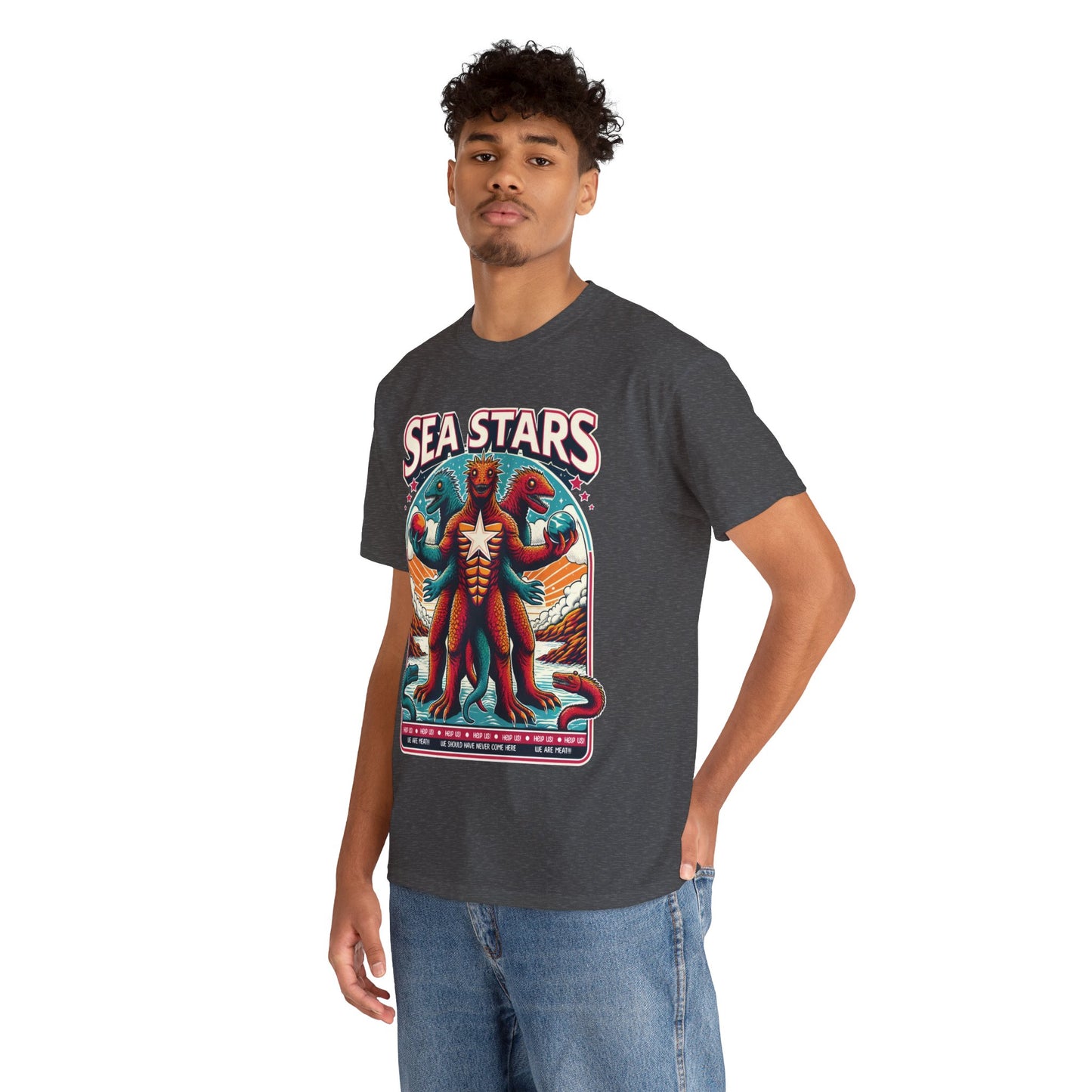 WE ARE MEAT!!! Sea Star Unisex Heavy Cotton Tee