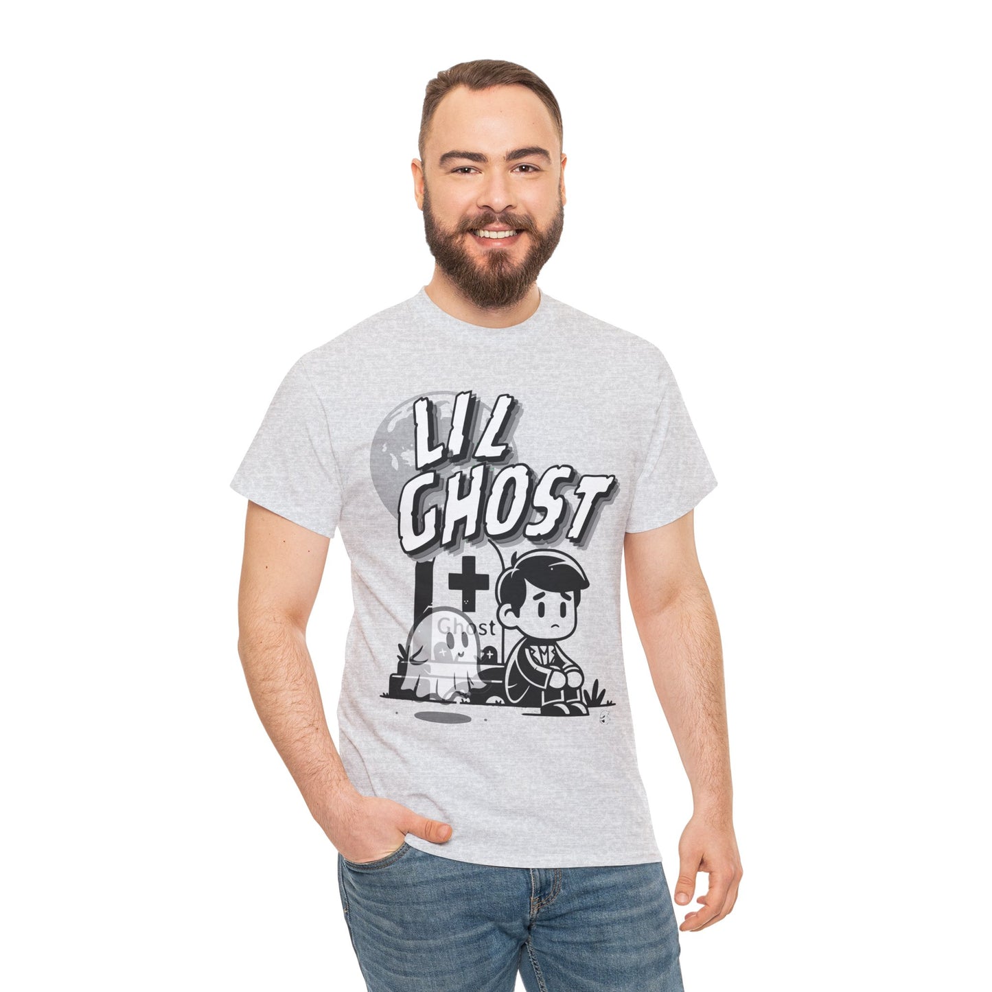 Lil Ghost Friends Heavy Cotton Tee