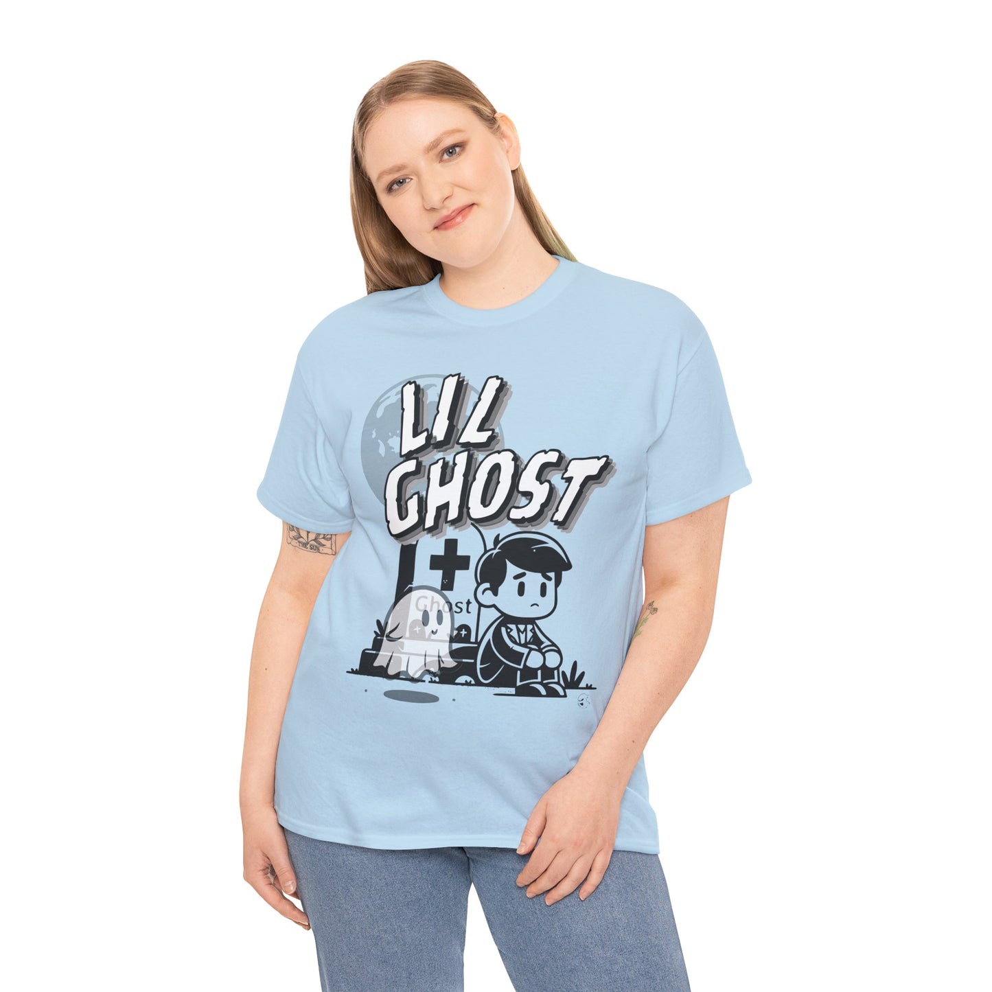 Lil Ghost Friends Heavy Cotton Tee