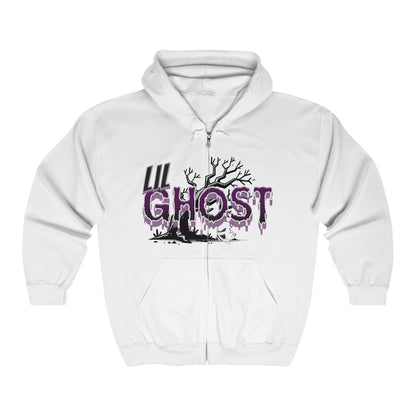 Lil Ghost Full Zip Hooded Sweatshirt