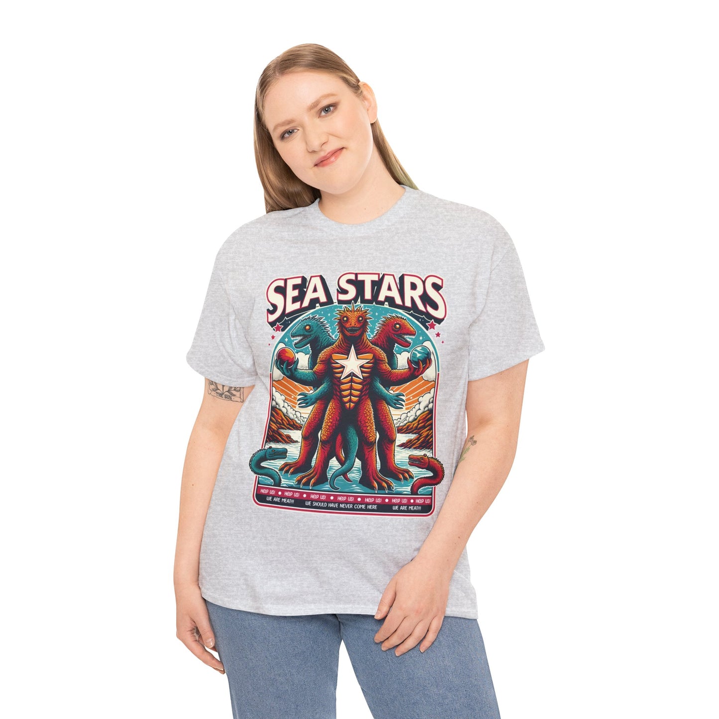 WE ARE MEAT!!! Sea Star Unisex Heavy Cotton Tee