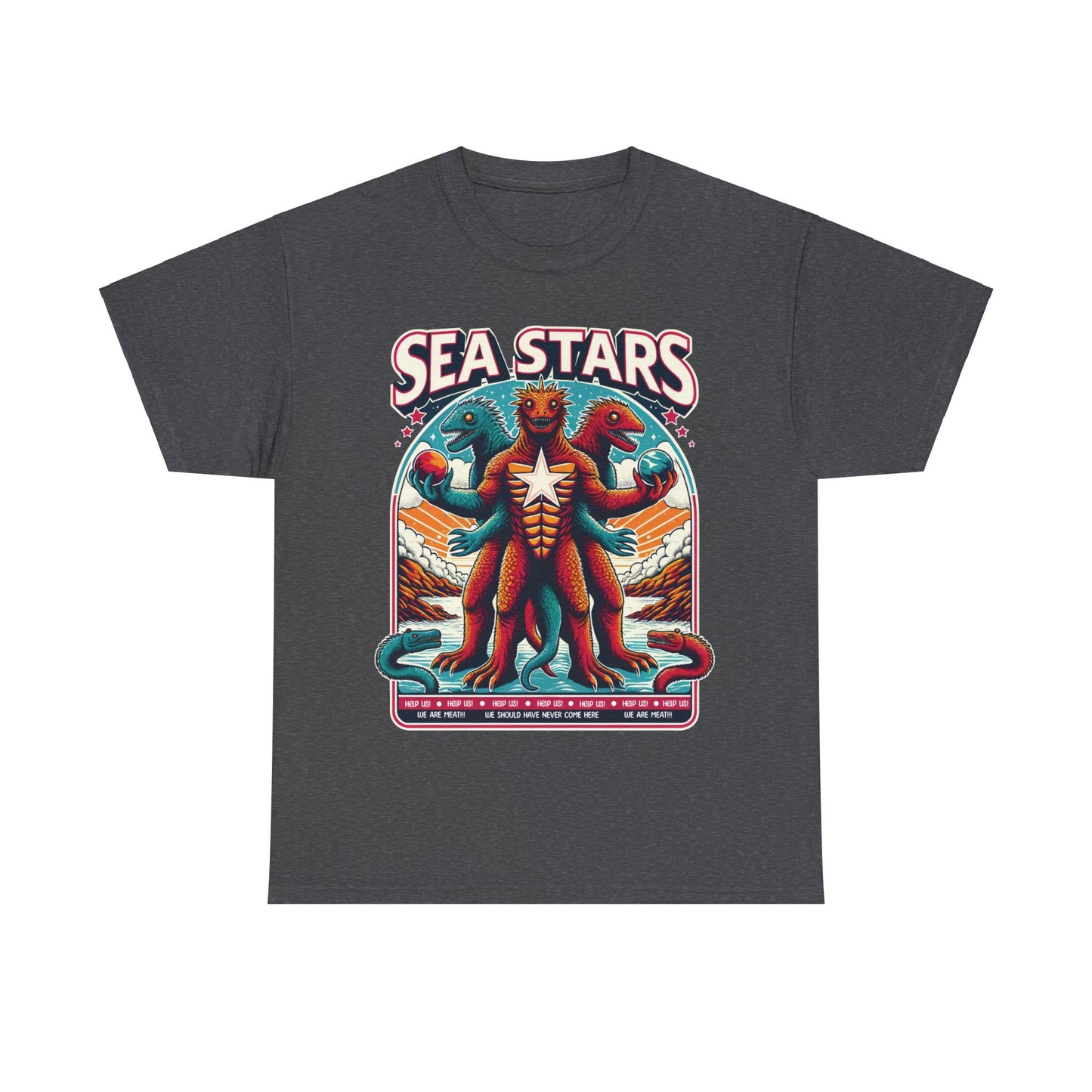 WE ARE MEAT!!! Sea Star Unisex Heavy Cotton Tee