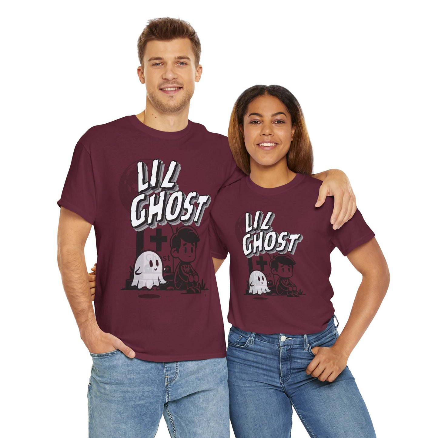 Lil Ghost Friends Heavy Cotton Tee