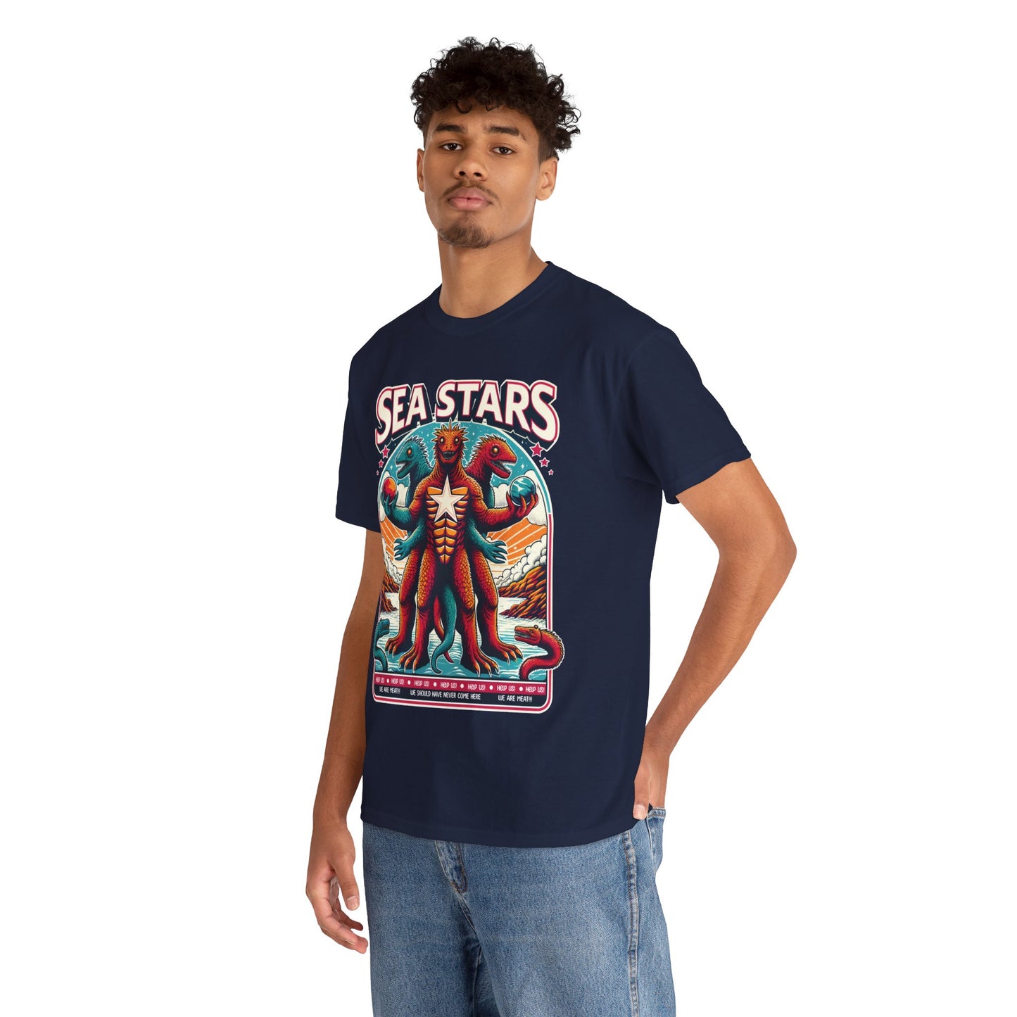 WE ARE MEAT!!! Sea Star Unisex Heavy Cotton Tee