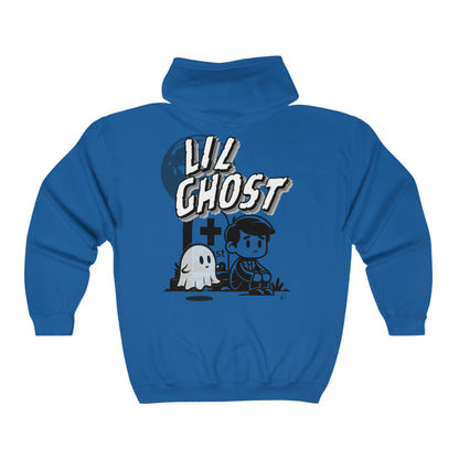 Lil Ghost Full Zip Hooded Sweatshirt