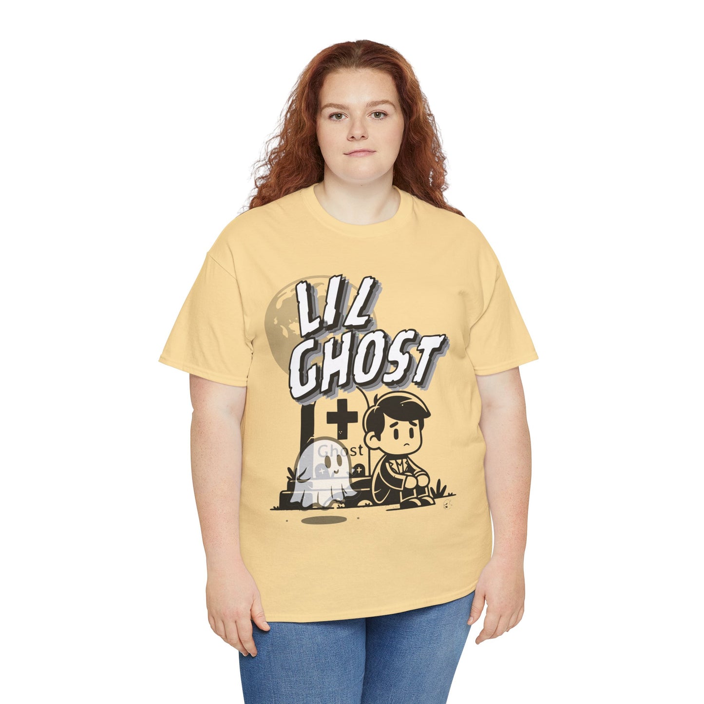 Lil Ghost Friends Heavy Cotton Tee