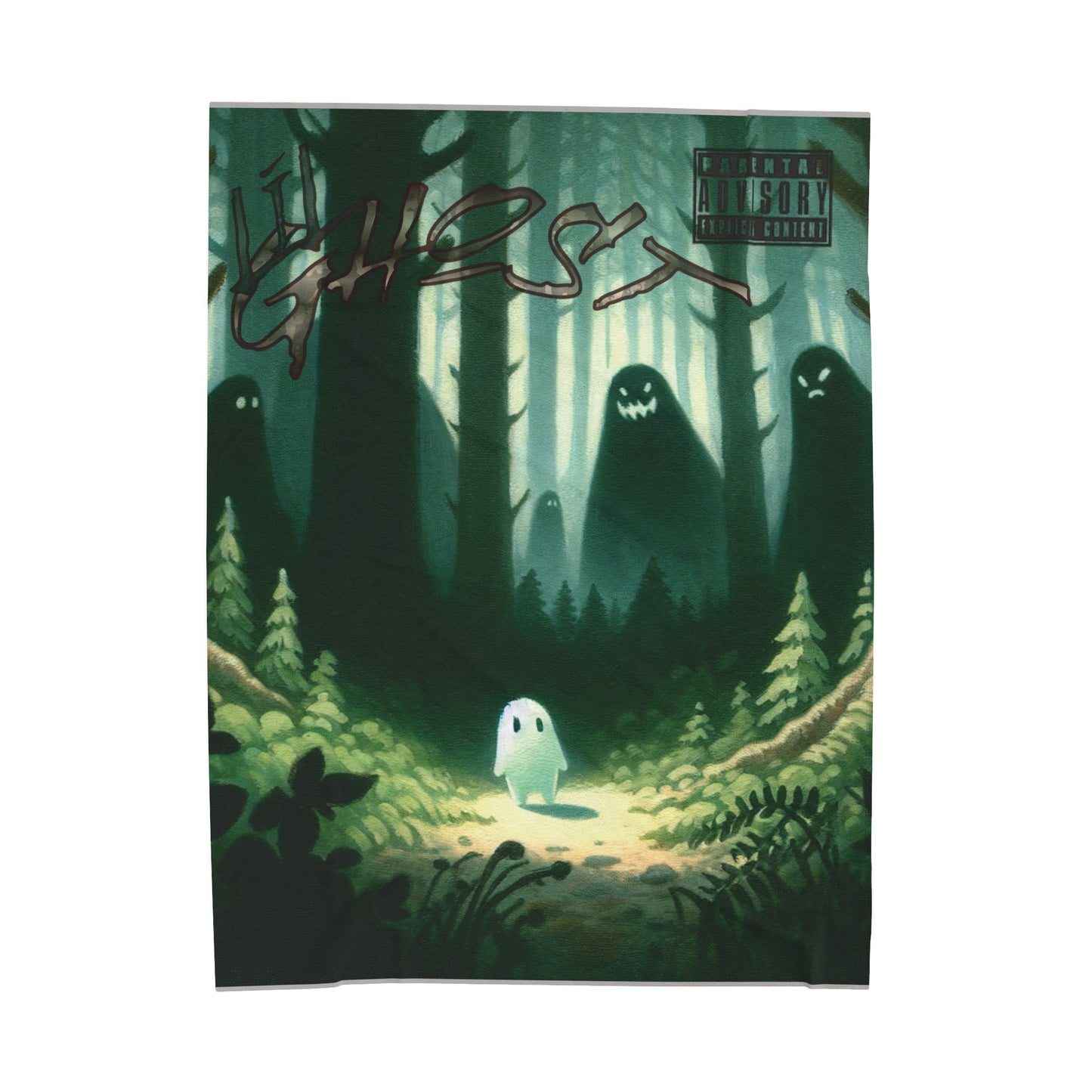 Lil Ghost Velveteen Plush Blanket