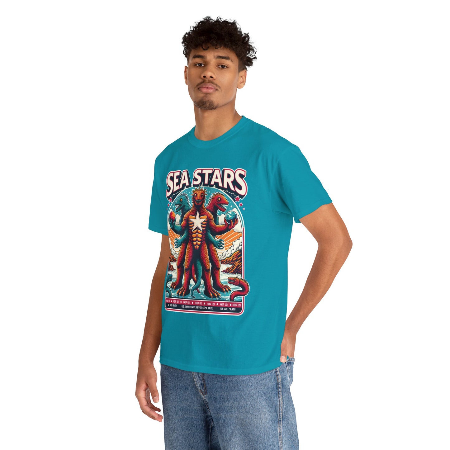 WE ARE MEAT!!! Sea Star Unisex Heavy Cotton Tee