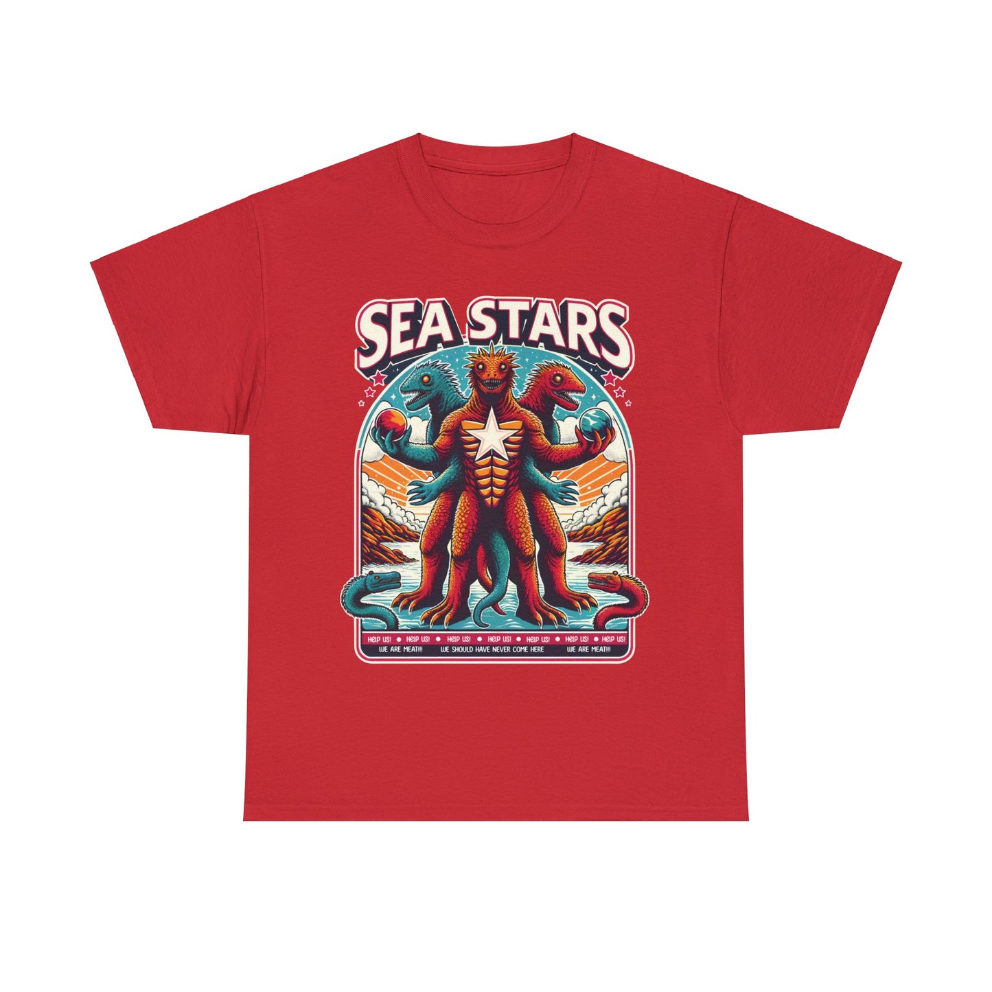 WE ARE MEAT!!! Sea Star Unisex Heavy Cotton Tee