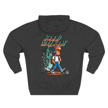 Keep Walkin' Three-Panel Fleece Hoodie