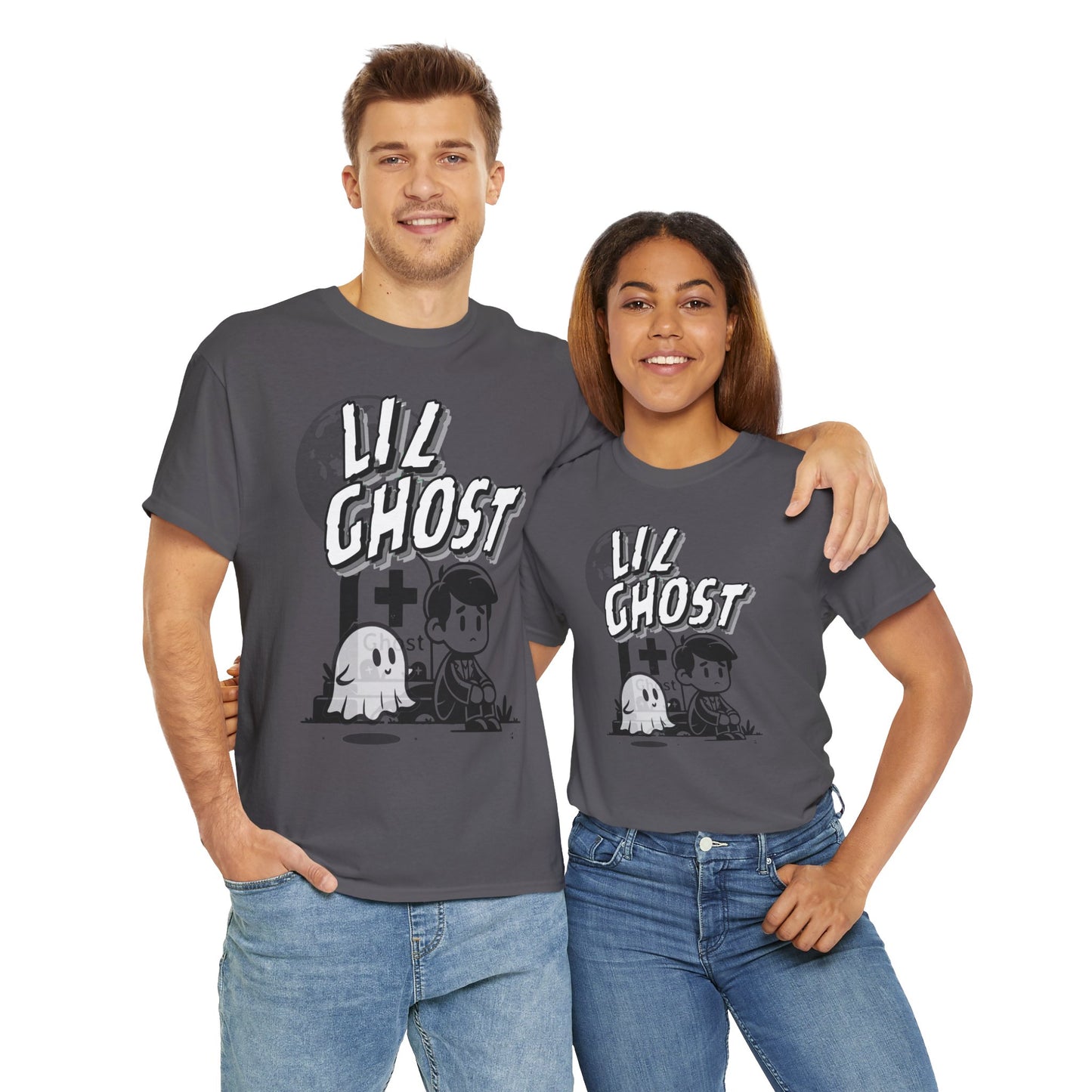 Lil Ghost Friends Heavy Cotton Tee