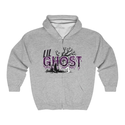 Lil Ghost Full Zip Hooded Sweatshirt