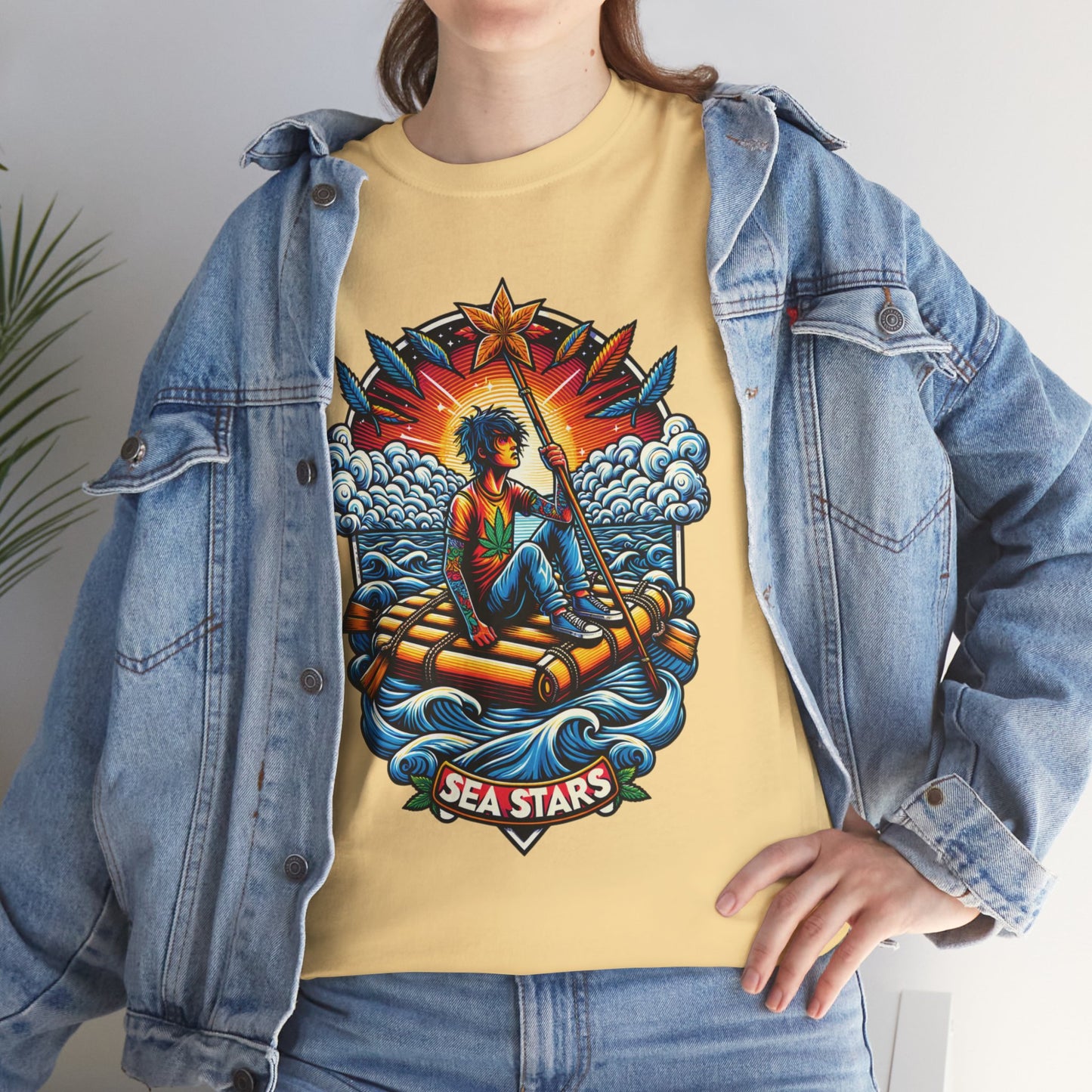 Sea Stars Unisex Heavy Cotton Tee