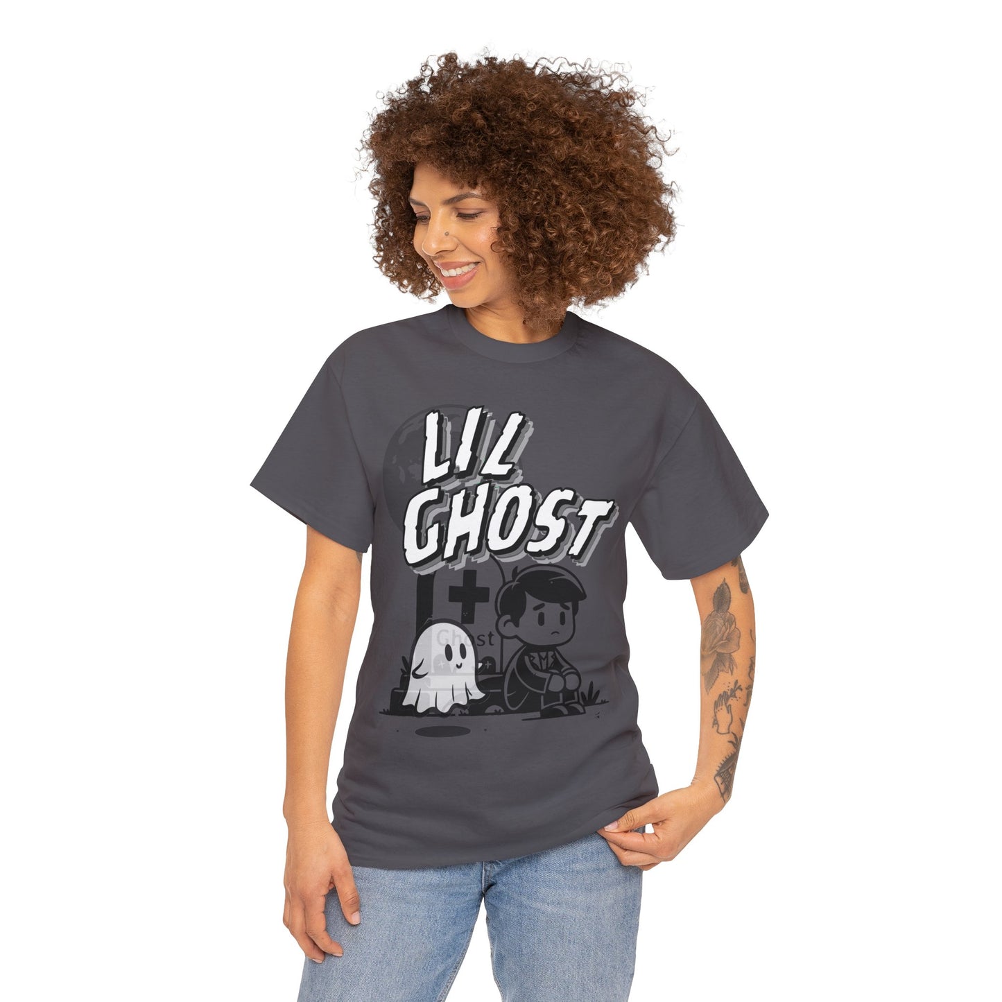 Lil Ghost Friends Heavy Cotton Tee