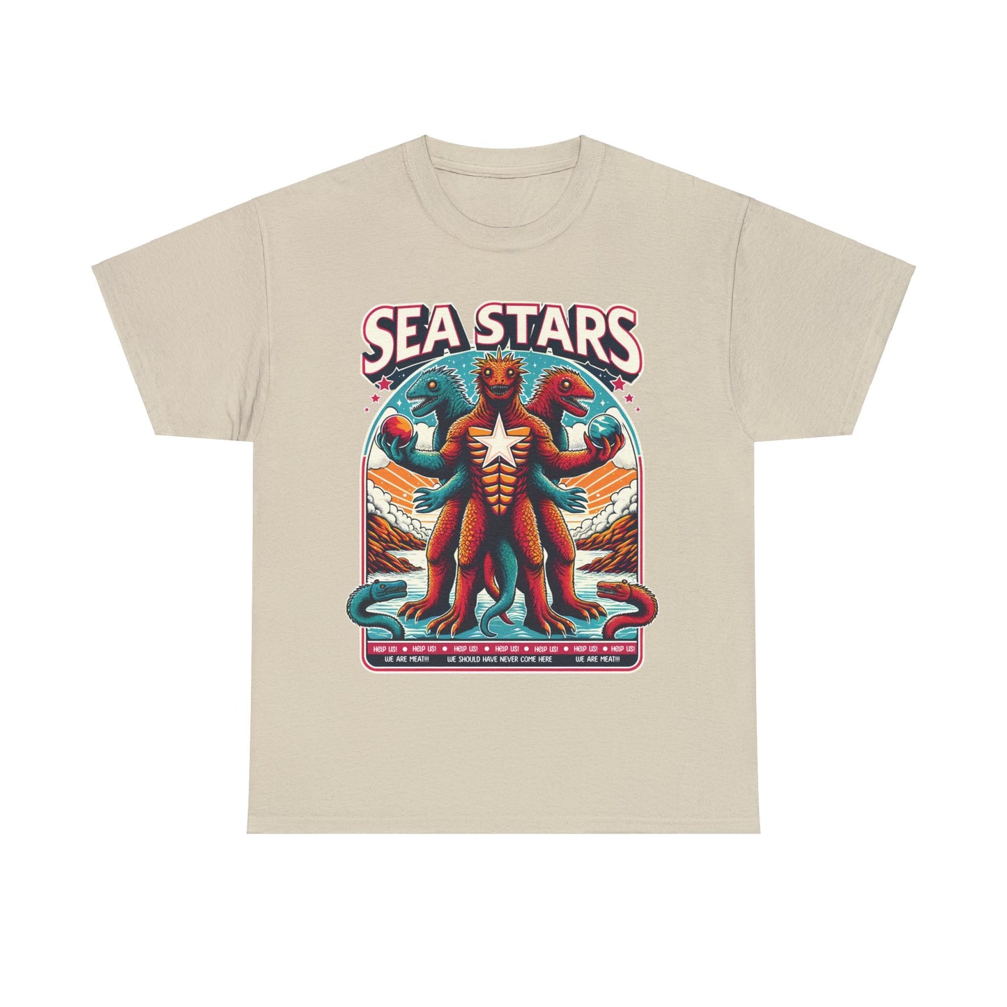 WE ARE MEAT!!! Sea Star Unisex Heavy Cotton Tee