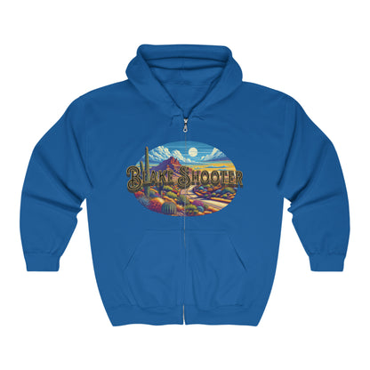 Free Roam Blake Shooter Unisex Heavy Blend™ Full Zip Hooded Sweatshirt