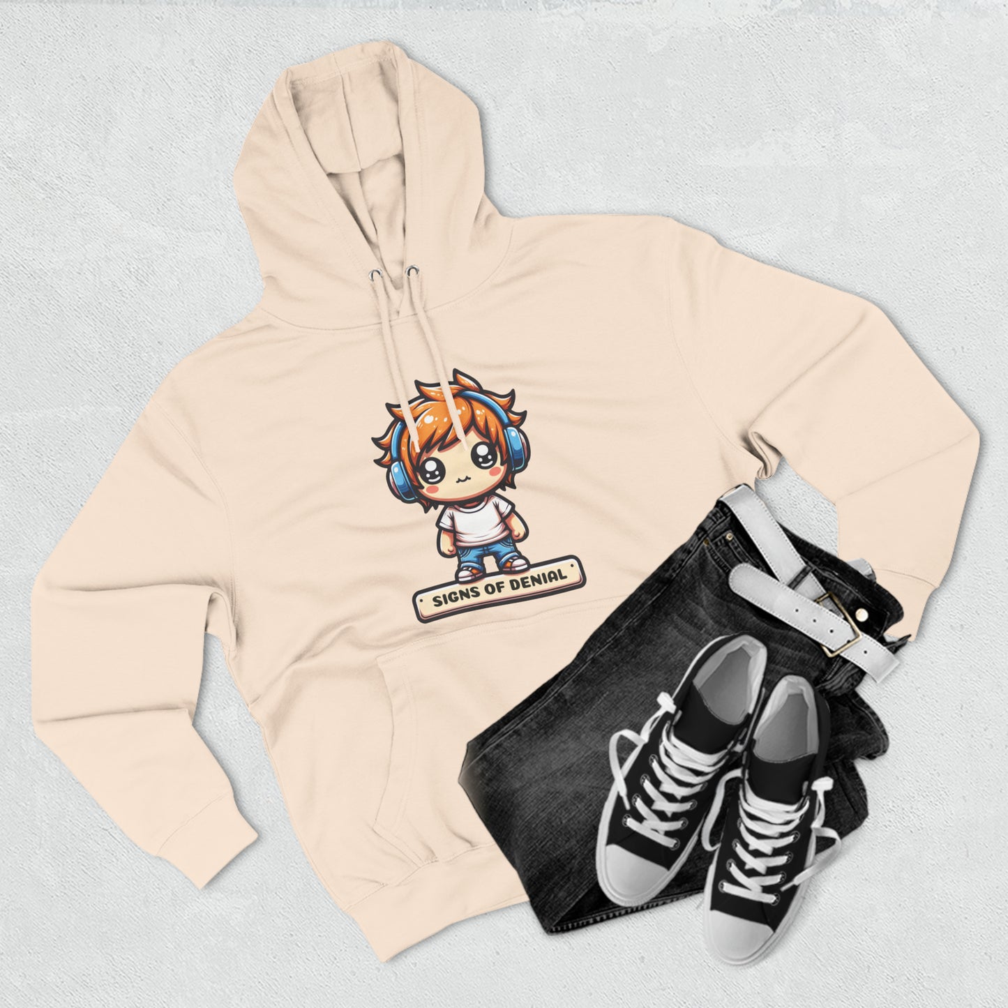 Keep Walkin' Three-Panel Fleece Hoodie