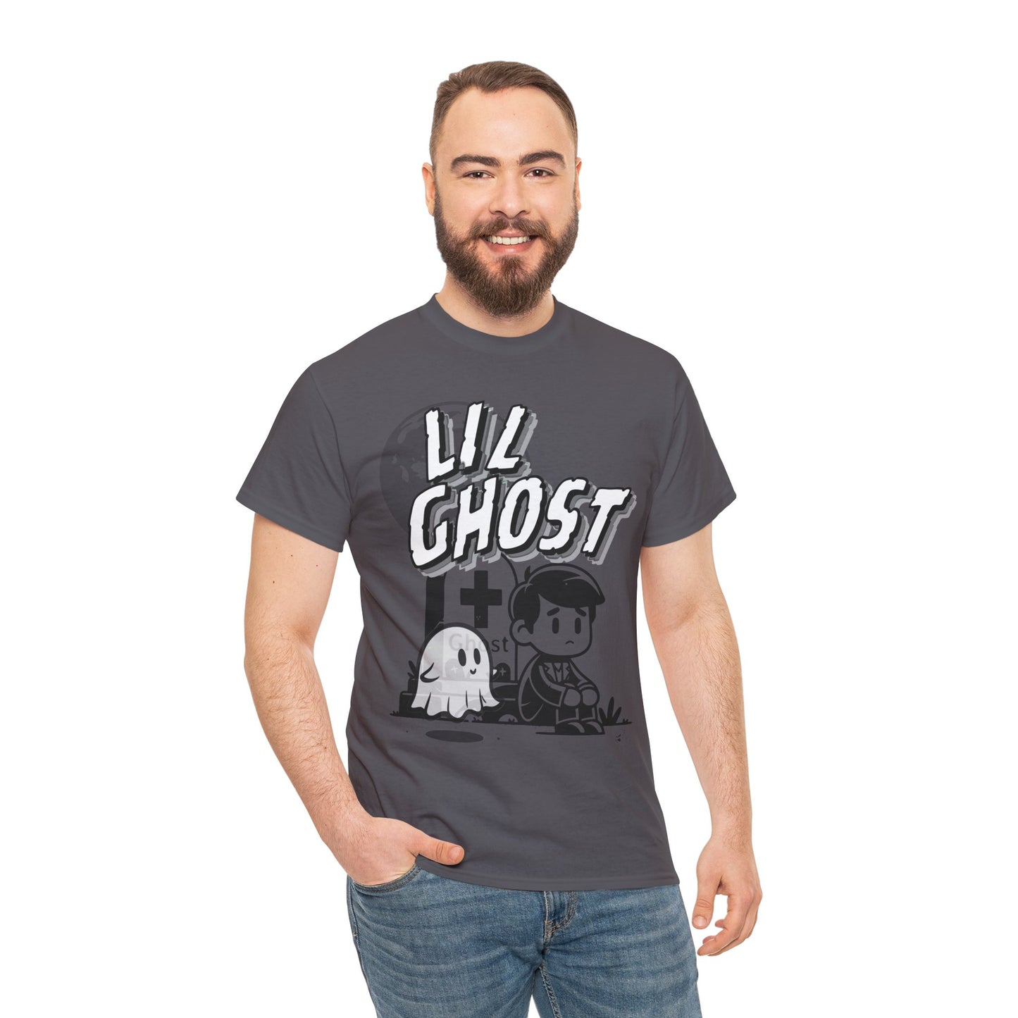 Lil Ghost Friends Heavy Cotton Tee