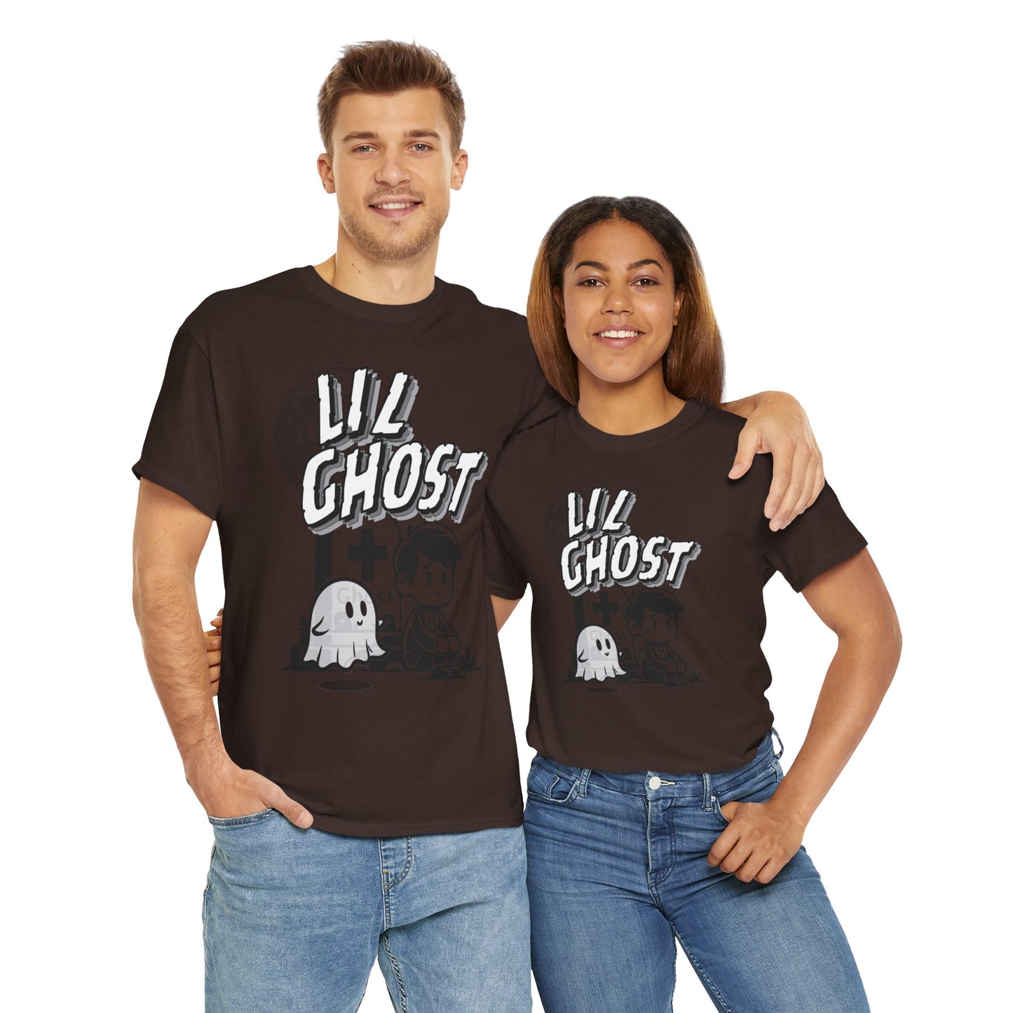 Lil Ghost Friends Heavy Cotton Tee