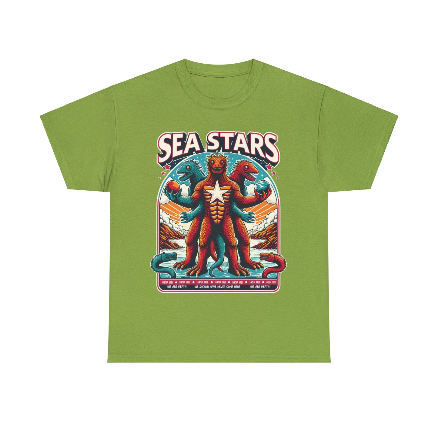 WE ARE MEAT!!! Sea Star Unisex Heavy Cotton Tee