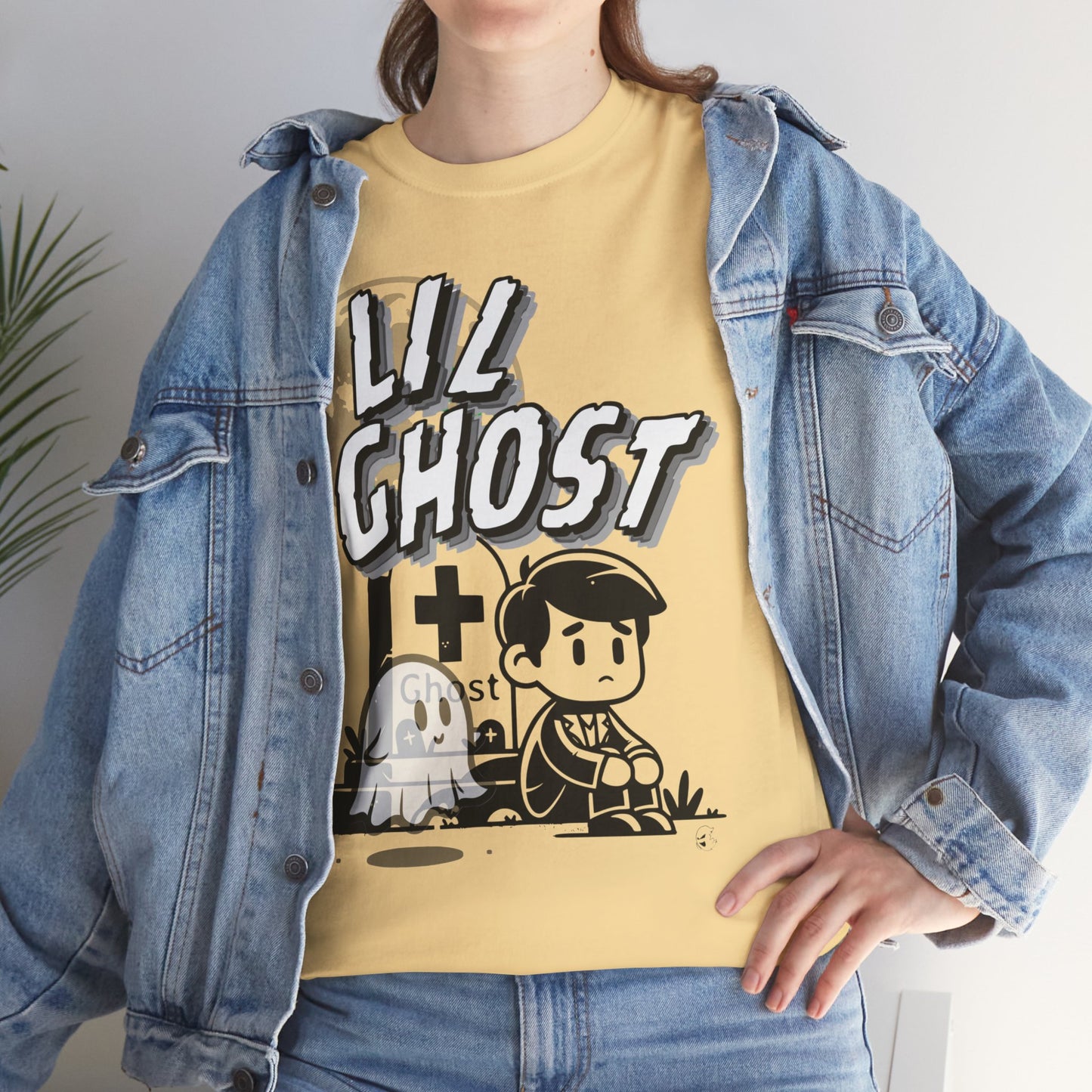 Lil Ghost Friends Heavy Cotton Tee