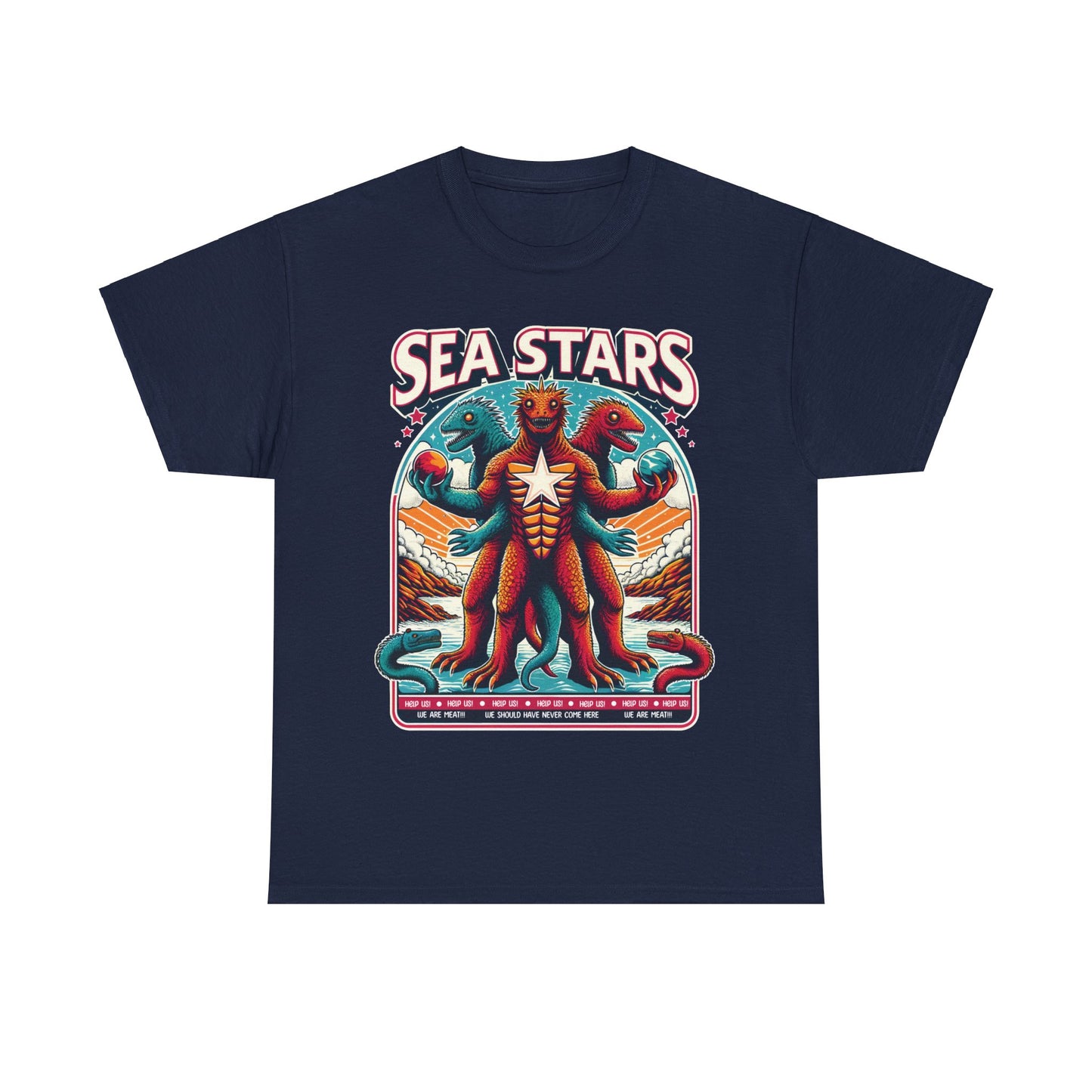 WE ARE MEAT!!! Sea Star Unisex Heavy Cotton Tee