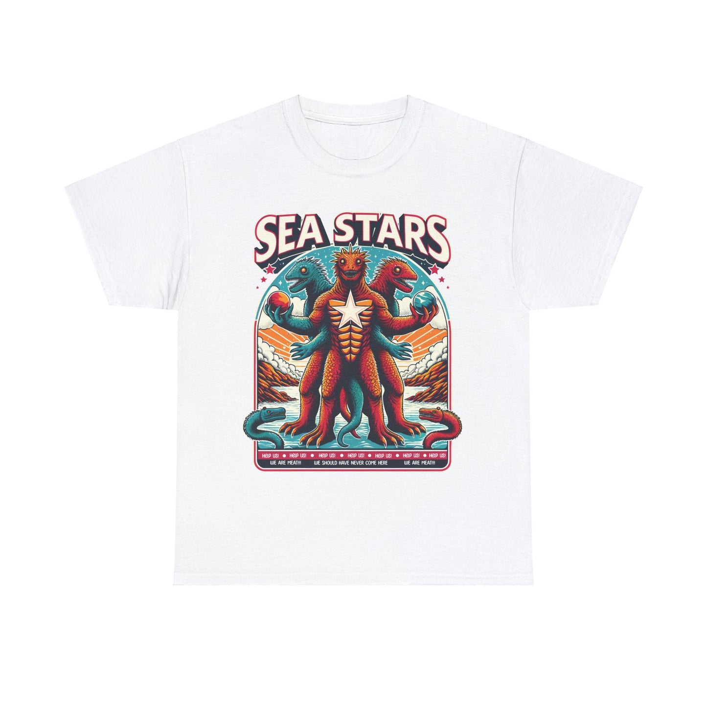 WE ARE MEAT!!! Sea Star Unisex Heavy Cotton Tee