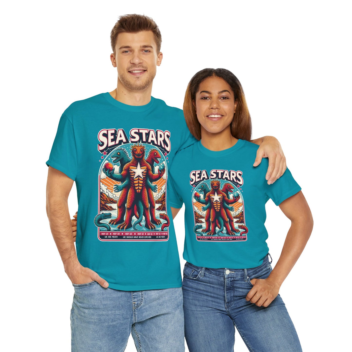 WE ARE MEAT!!! Sea Star Unisex Heavy Cotton Tee