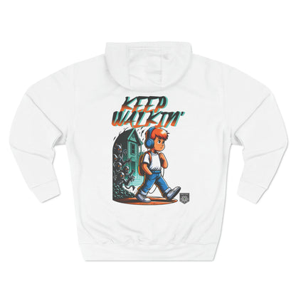 Keep Walkin' Three-Panel Fleece Hoodie