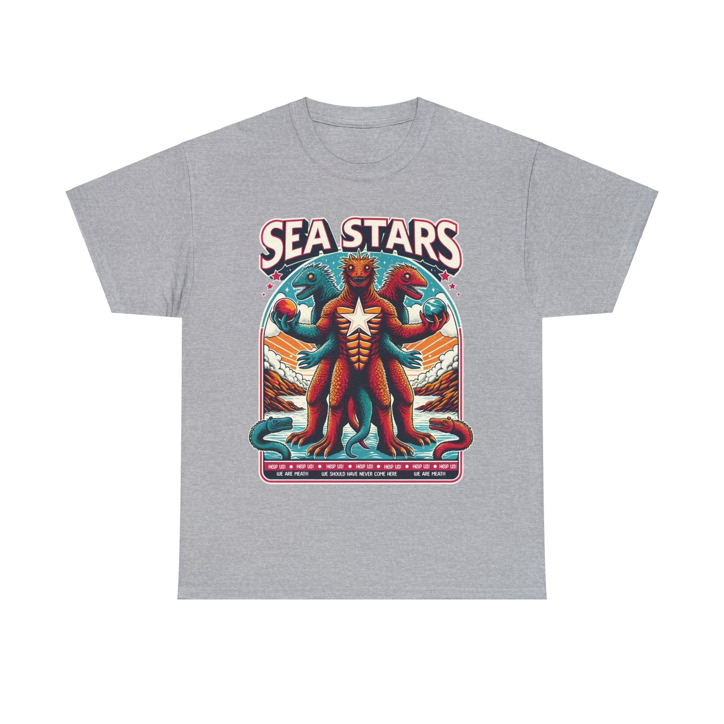 WE ARE MEAT!!! Sea Star Unisex Heavy Cotton Tee