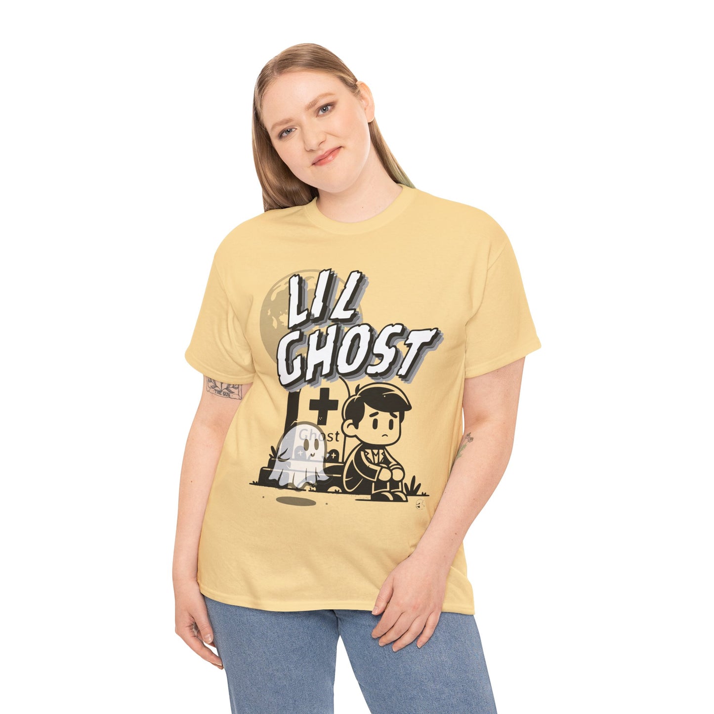 Lil Ghost Friends Heavy Cotton Tee