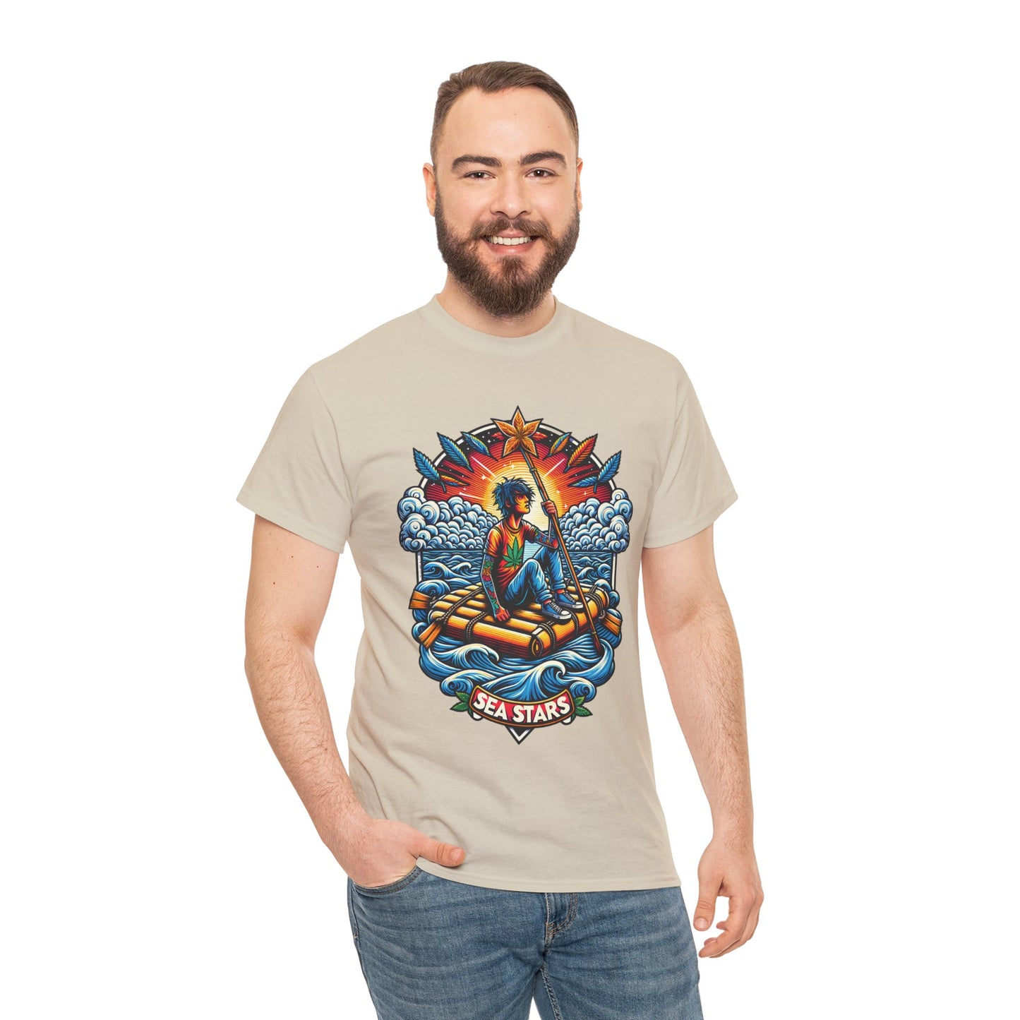 Sea Stars Unisex Heavy Cotton Tee