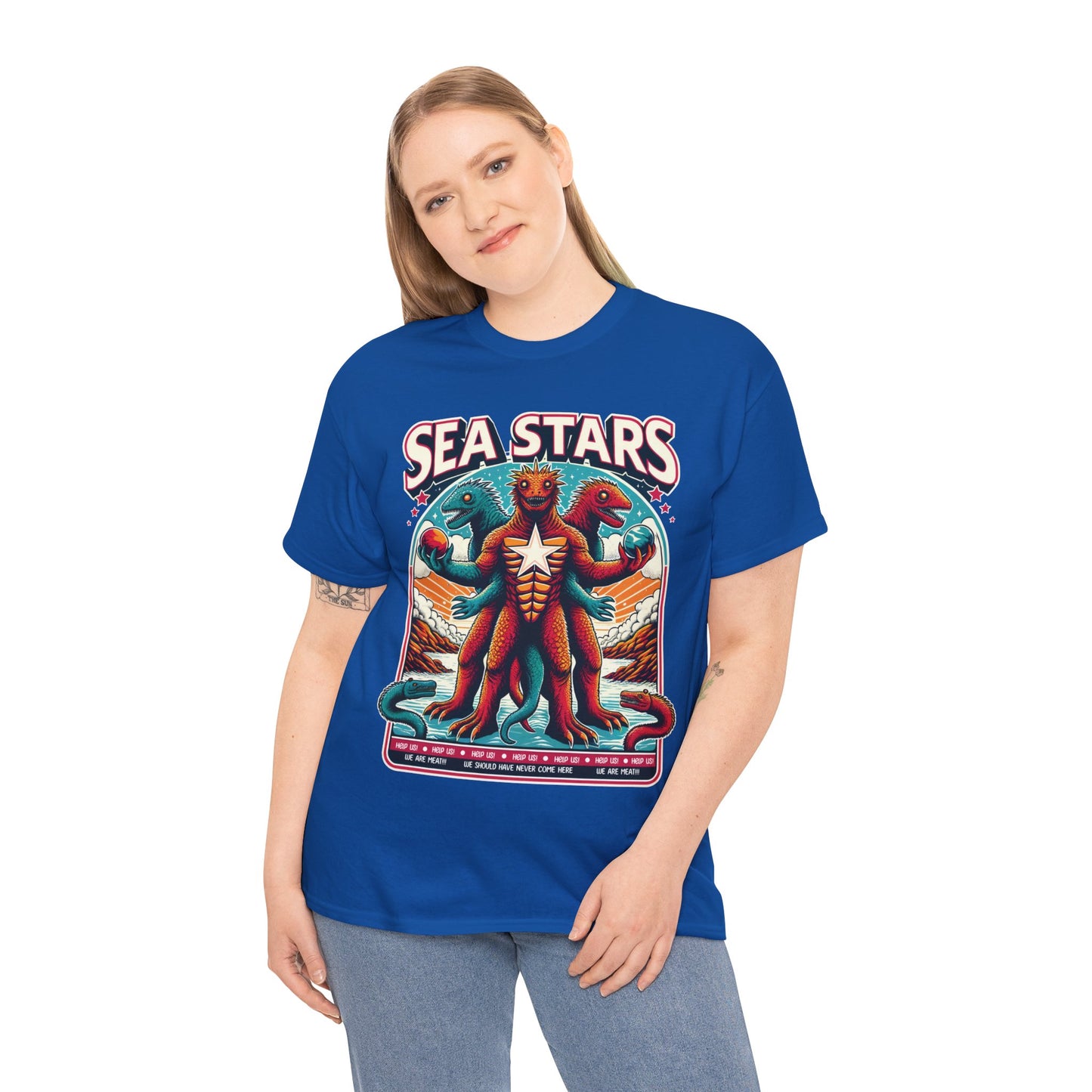 WE ARE MEAT!!! Sea Star Unisex Heavy Cotton Tee