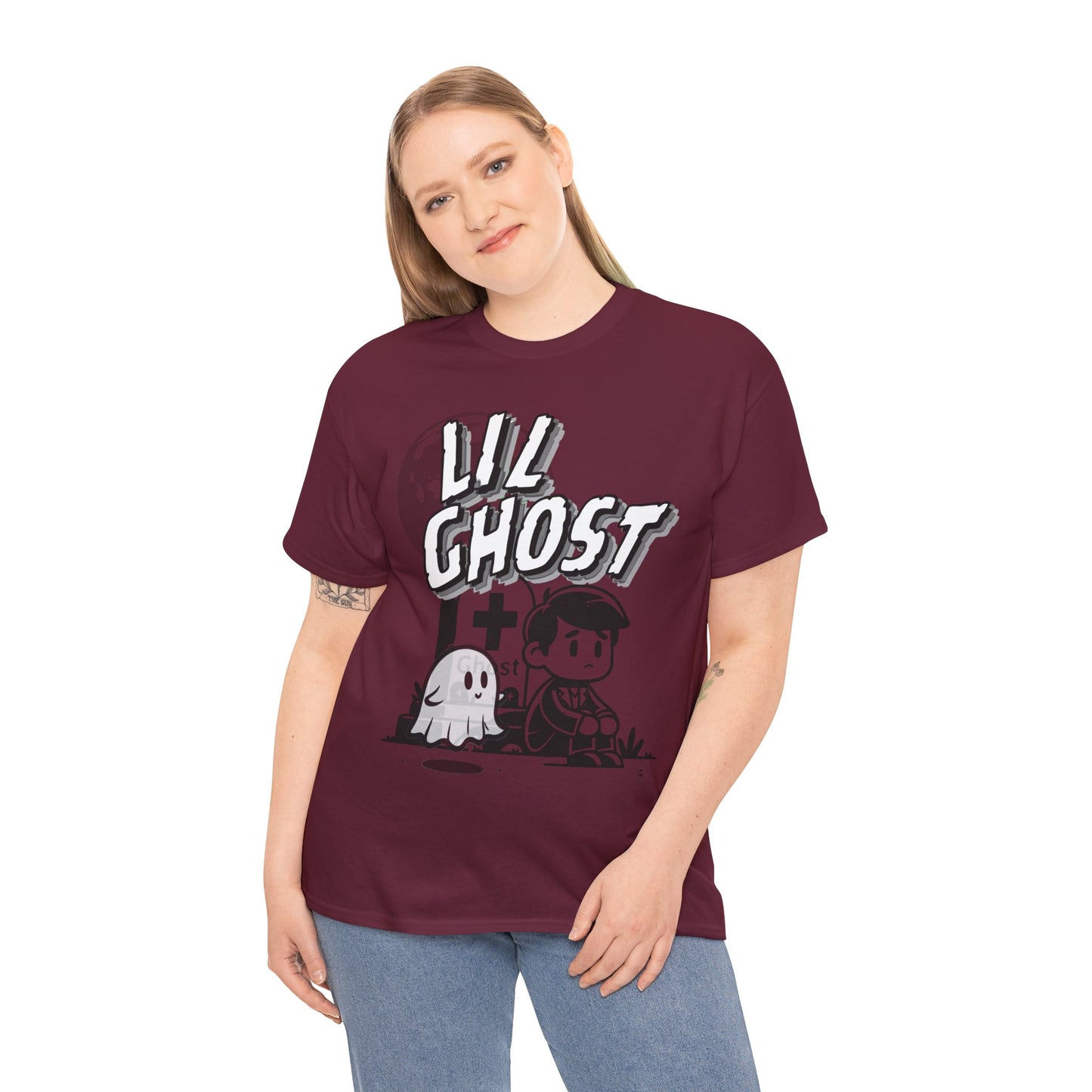 Lil Ghost Friends Heavy Cotton Tee