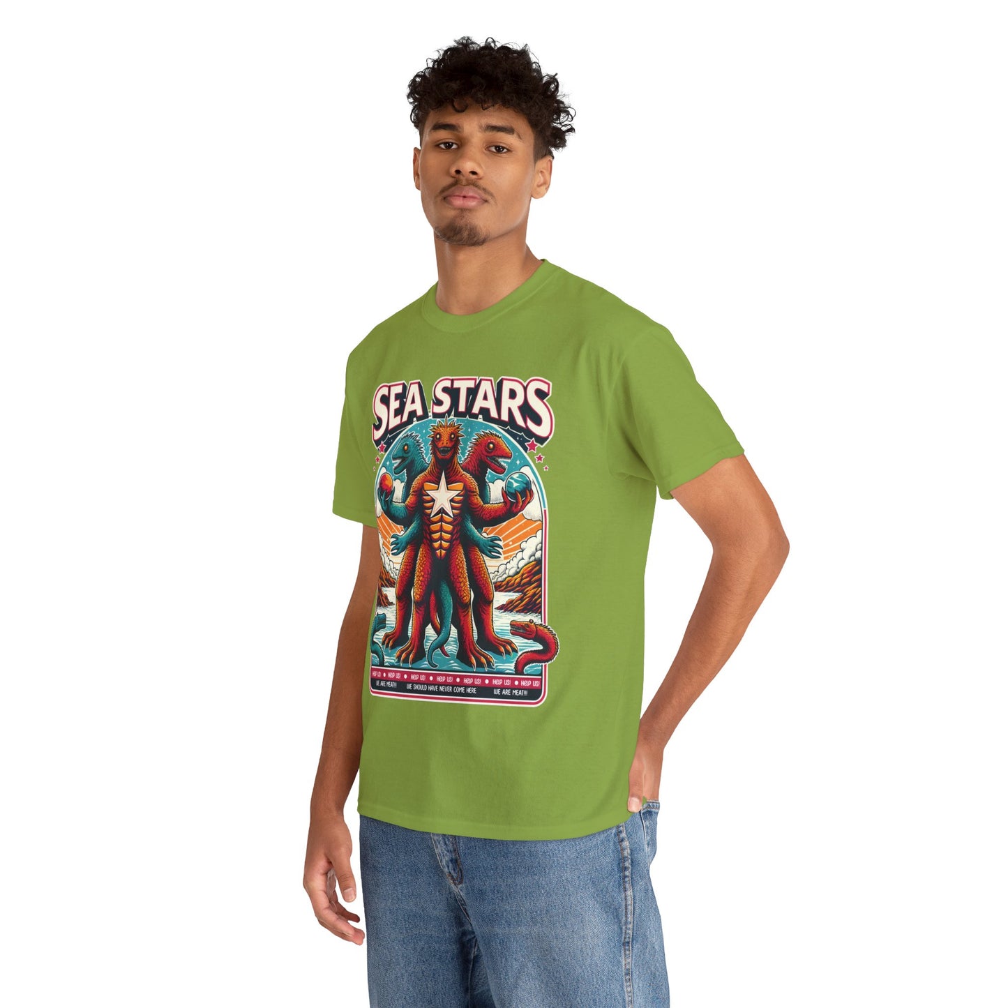 WE ARE MEAT!!! Sea Star Unisex Heavy Cotton Tee