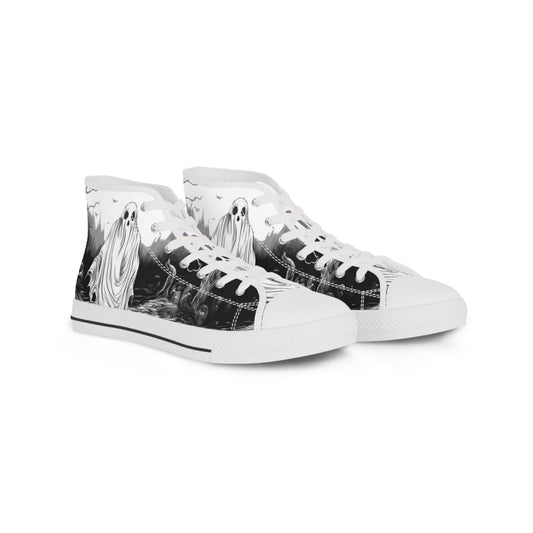 Lil Ghost Graveyard Men's High Top Sneakers