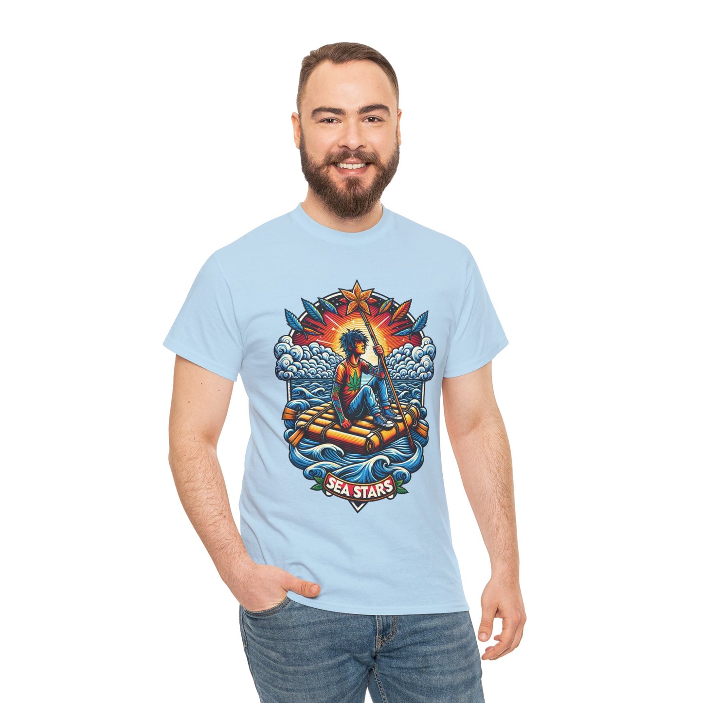 Sea Stars Unisex Heavy Cotton Tee