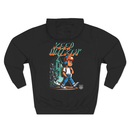 Keep Walkin' Three-Panel Fleece Hoodie