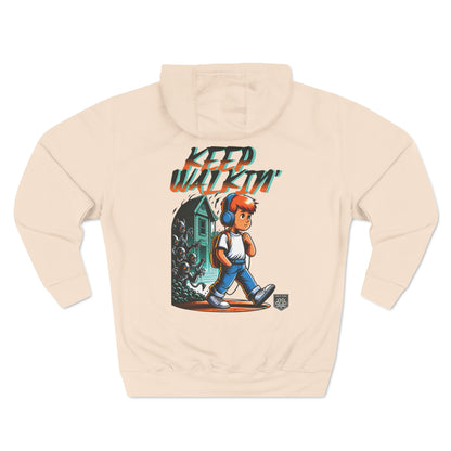 Keep Walkin' Three-Panel Fleece Hoodie