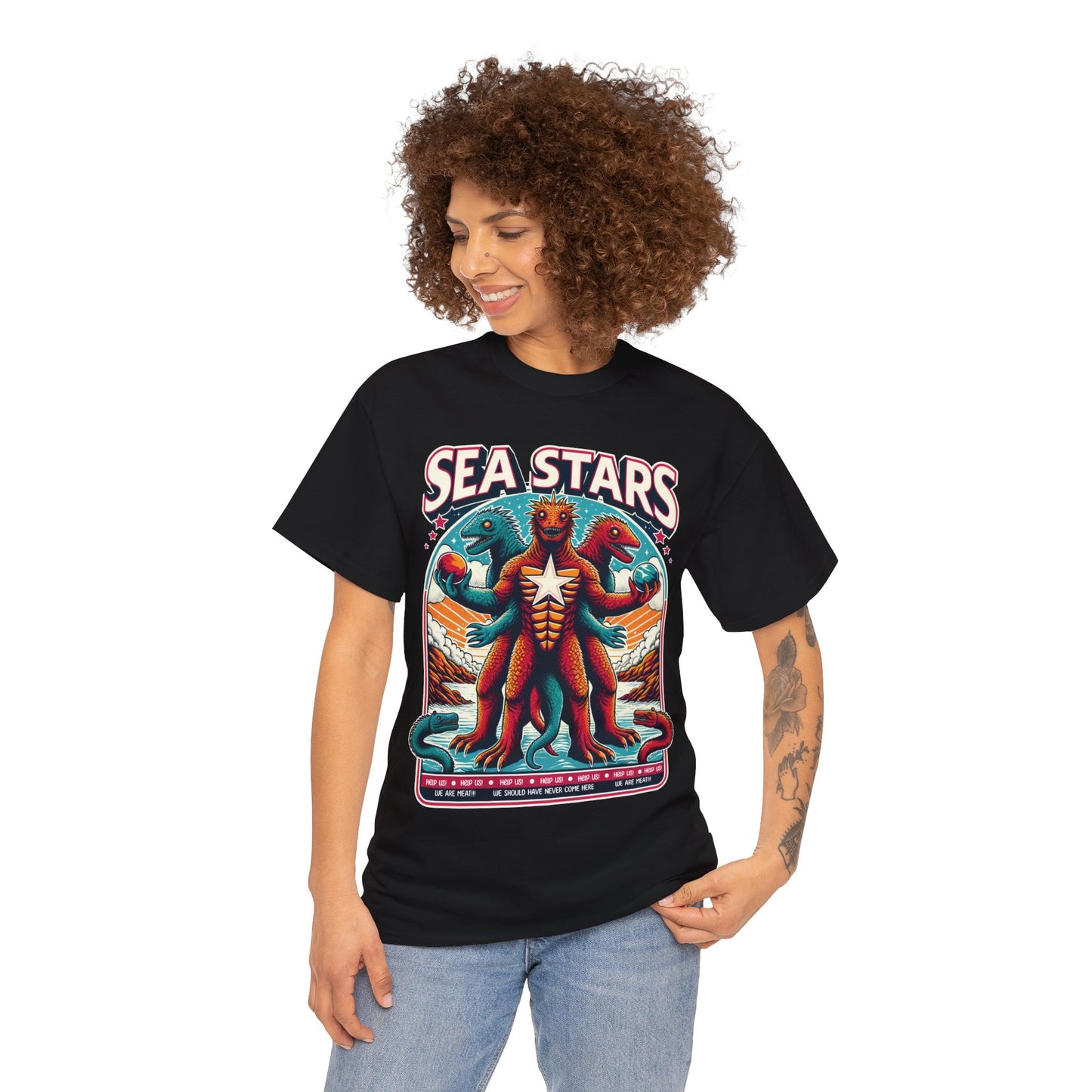 WE ARE MEAT!!! Sea Star Unisex Heavy Cotton Tee