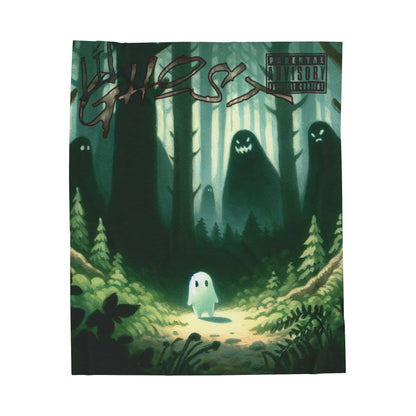 Lil Ghost Velveteen Plush Blanket