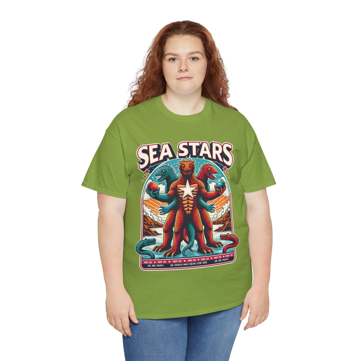 WE ARE MEAT!!! Sea Star Unisex Heavy Cotton Tee